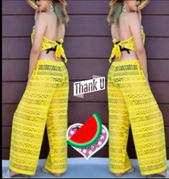 TERNO NET PANTS AND BRA