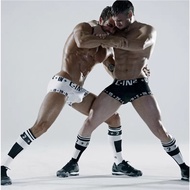 C-IN2 H+A+R+D Football Socks CIN2 Comfortable Breathable Sports Combed Cotton Stockings Black White 