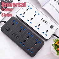 CS_ USB C + 3 USB Port 6 Universal Power Strip Extension Plug Power Socket Electric Sockets  Extensi