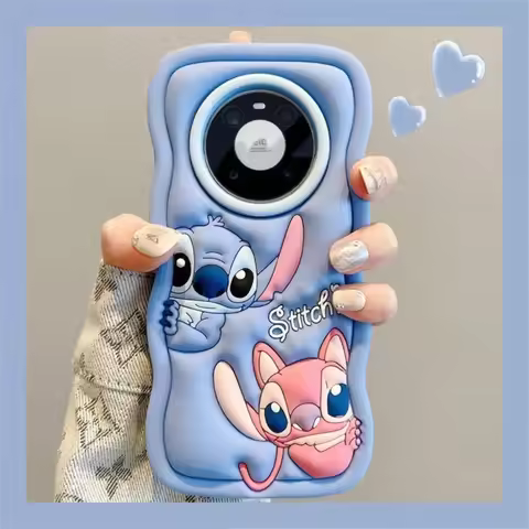 Huawei Mate 60 Pro+ Kawaii Cartoon Stitch Soft Silicone Phone Case For Huawei Nova 9 se Nova 9 pro M