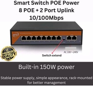 Switch Poe 4Port / ￼Switch Poe 8Port / Poe Switch 4+2Ports / Poe Switch 8+2Ports Gigabyte 1000Mbps /
