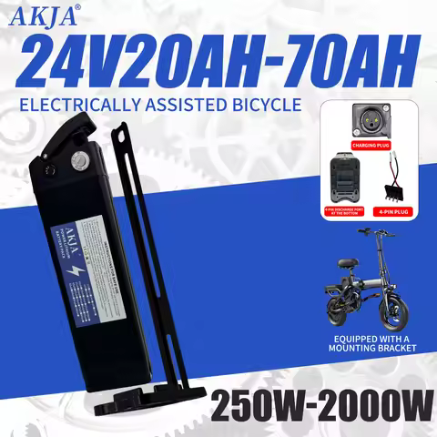 "Silver fish model with anti-theft lock 24V 20-80AH 4-pin bottom discharge waterproof easy to instal