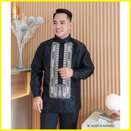 ۞ ۩ § MODERN BARONG TAGALOG FOR MEN BLACK