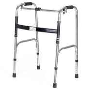 【Protegat】Adult Walker Crutch Cane Stick Elderly Walking Aid Folding Stainless Steel Heavy Duty