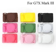 For Canon G7X Mark III Camera Silicone Cover Soft Protective Skin Case Lens Cap for PowerShot G7X3 V