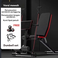 TopStyle Dumbell bench  Sit Up Bench Alat Olahraga Fitness Adjustable Kursi Gym  Bench press gym