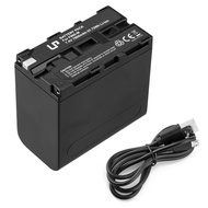 LP NP-F970 Battery, 1-Pack 7800mAh Replacement Battery for Sony NP F960 F950 F930 F770 F750 F570 F55
