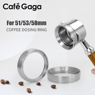 304 Stainless Steel Coffee Dosing Ring For 51mm 54mm 58mm Portafilter Espresso Magnetic Dosing Funnel Coffee Accessories