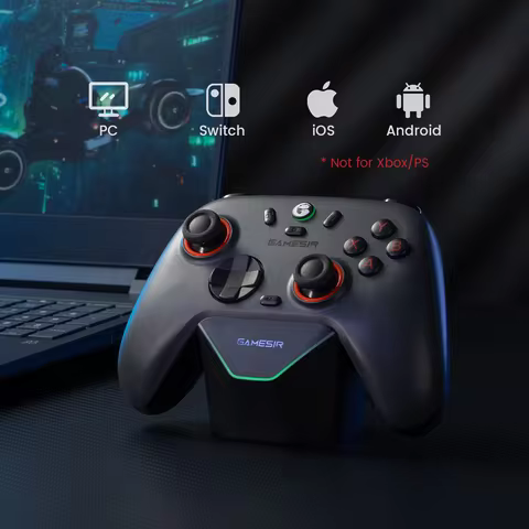 GameSir Nova Lite 2 Wireless Switch Controller, Hall Effect Gamepad for Nintendo Switch, PC, Steam, 