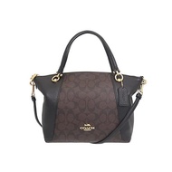 Coach Bag (Handbag) FC6230 C6230 Brown × Black Signature PVC Leather Casey Gray