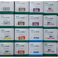 Needle size. 18G, 24G, 26G, 27G disposable