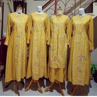 GAMIS VELVET KOMBINASI BATIK