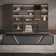 Table Chair Furniture Table Rectangular Office Modern Table Simple Combination Manager Office Large 
