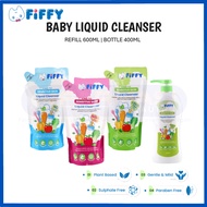 FIFFY BABY LIQUID CLEANSER BOTTLE(400ML) & REFILL(600 ML)