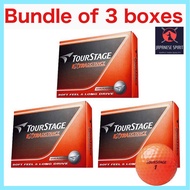 【Direct from Japan】BRIDGESTONE TOURSTAGE Golf Ball Extra Distance Golf Balls Orange 3 dozens (36 gol