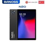 【2024 TOP3】BANOSS N20 Tablet PC 8 Inches Android 10 6000mAh 6GB RAM 512GB ROM Dual SIM 5G WiFi Gaming Online Classroom Meeting for Kids Children
