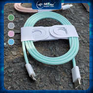 Cáp sạc NHANH TypeC to lightning dây dù 1m cho điện thoại siêu bền chống rối Cáp sạc NHANH TypeC to