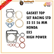 EX5 EX5 HIGH POWER EX5 HP Gasket Top Set Racing STD/53/55/56mm Apple New Spongecoat Material