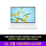 LG Electronics Gram 14ZD90Q-GX30K Windows 11 RAM 8GB NVMe512GB laptop