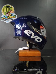 EVO GT-PRO NAVY BLUE FULL FACE DUAL VISOR