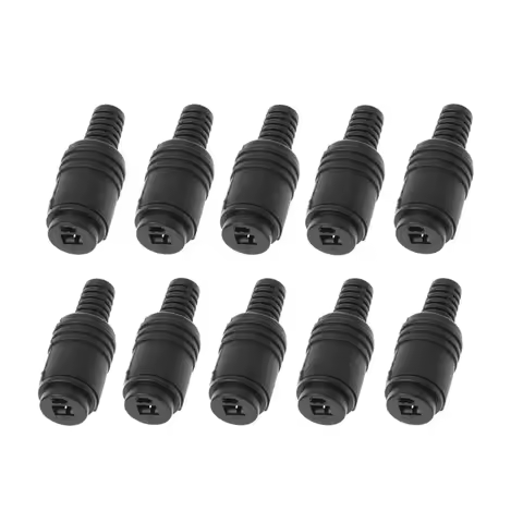 10 Pcs 2 Pin DIN Speaker Plug 2-Pin Plug Hifi Loudspeaker Cable Solder Connector Drop ship
