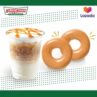 E- Voucher Krispy Kreme "Perfect Match" Caramel Macchiato + Original Glazed 2 pcs. คูปอง คริสปี้ครีม