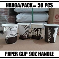 0PAPER CUP 9 OZ HANDLE PAPER CUPS WITH 9 OZ HANDLE CONTENTS 50 PCS