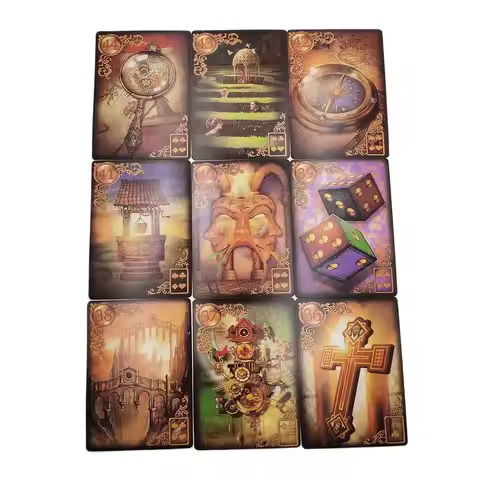 Reverie Lenormand Tarot Deck 47 Cards Set Fate Divination Tarot Card Game Full English Version Board
