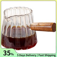 Milk Frother Cup Espresso Accessories Double Scale Glass Measuring Cup Milk Frother Glass Cup