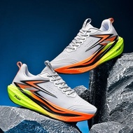 รองเท้าวิ่งมาราธอนสําหรับชาย Fly Flame 4 ปุ่มหมุนคาร์บอนกีฬารองเท้าสบายๆกีฬารองเท้าซับโพลีเอสเตอร์