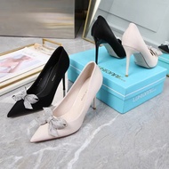 HIGH HEEL SHOES GDC100 HIGH 8P AVAILABLE IN 3 COLORS BLACK SUEDE, CREAM, WHITE FASHION 2023