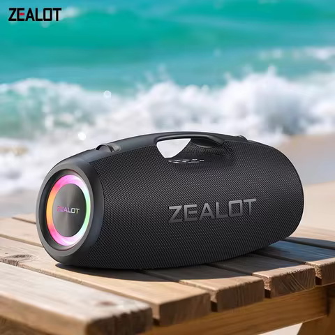 Zealot-S78 120W Portable Bluetooth Speaker Outdoor Party Speaker Big Loud Speaker Excellent Bass Per