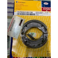 REAR DRUM BRAKE PADS PLUS SPRINGS YAMAHA CUB JUPITER Z F1ZR VEGA R OLD CRYPTON Force 1 ALFA ASPIRAOr