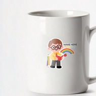 1pc/5pcs/10pcs/20pcs Custom Teacher's Day Sticker Prints - 1.97in/5cm Size, Personalized Text, Premi