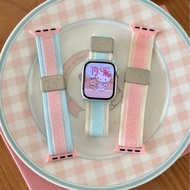 Suitable for iwatch Strap S10 9 8 ultra 7 6 5 SE 4 3 2 1 Nylon Watch Strap 38mm40mm41mm42mm44mm45mm4