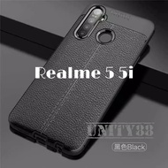 Case Realme 5 - Realme 5i - Realme 5 Pro Auto Focus Leather Premium