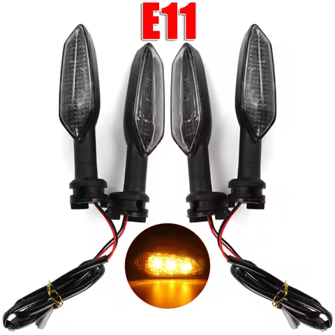 E11 Mark Motorcycle LED Turn Signal Lights for Yamaha MT09 MT07 MT125 MT25 MT15 MT03 MT01 YZF R125 R