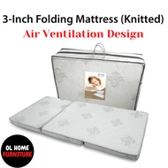 OL HOME Air Ventilation Knitted Foldable Single Mattress