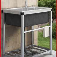 Outdoor Wash Basin Sink Basin Large Yard Outdoor Garden Integrated Courtyard Single Stainless Steel 