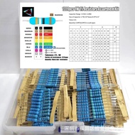 1220PCS  1W Metal Film Resistor Set 122Resistor Value for Each Type10个 0.33R-2.2M