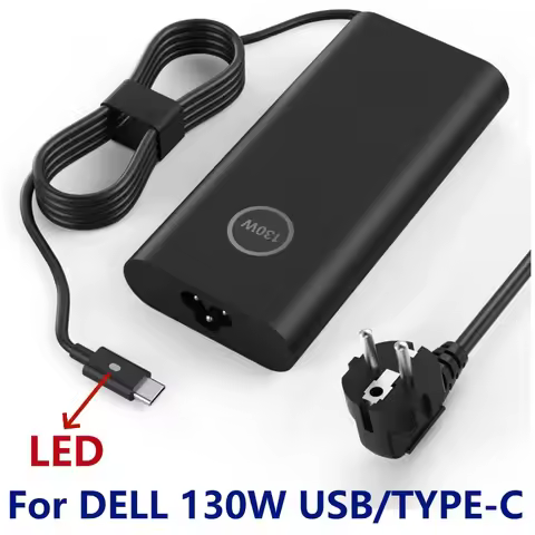 130W USB C Type C Power Adapter For Dell XPS 15 Precision 5530 3550 3551 Latitude 7410 7310 7210 941
