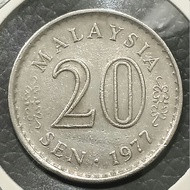 ( Syiling ) 20 Sen 1977 /  Malaysia Parliament House