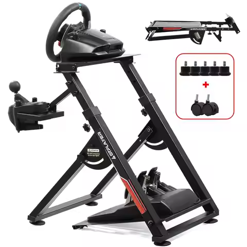 Sim Racing Wheel Stand, Shifter Mount for Logitech G25-G920, Sim Cockpit, Custom