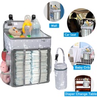 Baby Crib Hanging Storage Bag Diaper Nappy Organizer Cot Bed Organizer Bags Infant Essentials Diaper Caddy Kids Bedding Sets