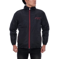 HITAM Men's Parachute Jacket Distro Adidas F50 Maroon Black Sports Jacket