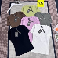 Women's PHOM T-shirt with short sleeves and smooth waist (M Tron TN CRE 6)