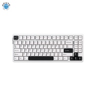 LEOBOG HI86 75% Layout Aluminum Case Wired/Wireless Gasket Mount Mechanical Keyboard White 8000mah