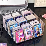 Acrylic 9x9 TCG Organiser Storage Box Idol Kpop Popmart Pokémon Pocket Clear Standard Sizer