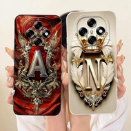 For Oppo F31 Pro 5G Case CPH2763 Cool Crown Letters Cover Shockproof Soft TPU Phone Case For Oppo F3