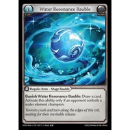 Grand Archive TCG - WATER RESONANCE BAUBLE - U - Dawn of Ashes Alter